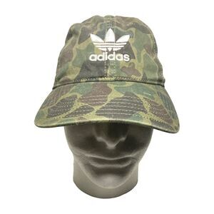 Adidas Camo Baseball Style Cap  Very Good Preowned Condition Adjustable
